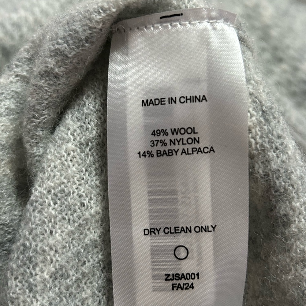 Quince Gray wool Sweater - Picture 3 of 3